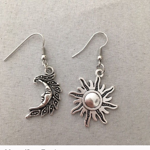 Moon/Sun Earrings - Picture 3 of 3